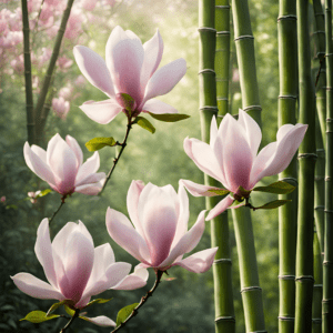 PINK MAGNOLIA & BAMBOO
