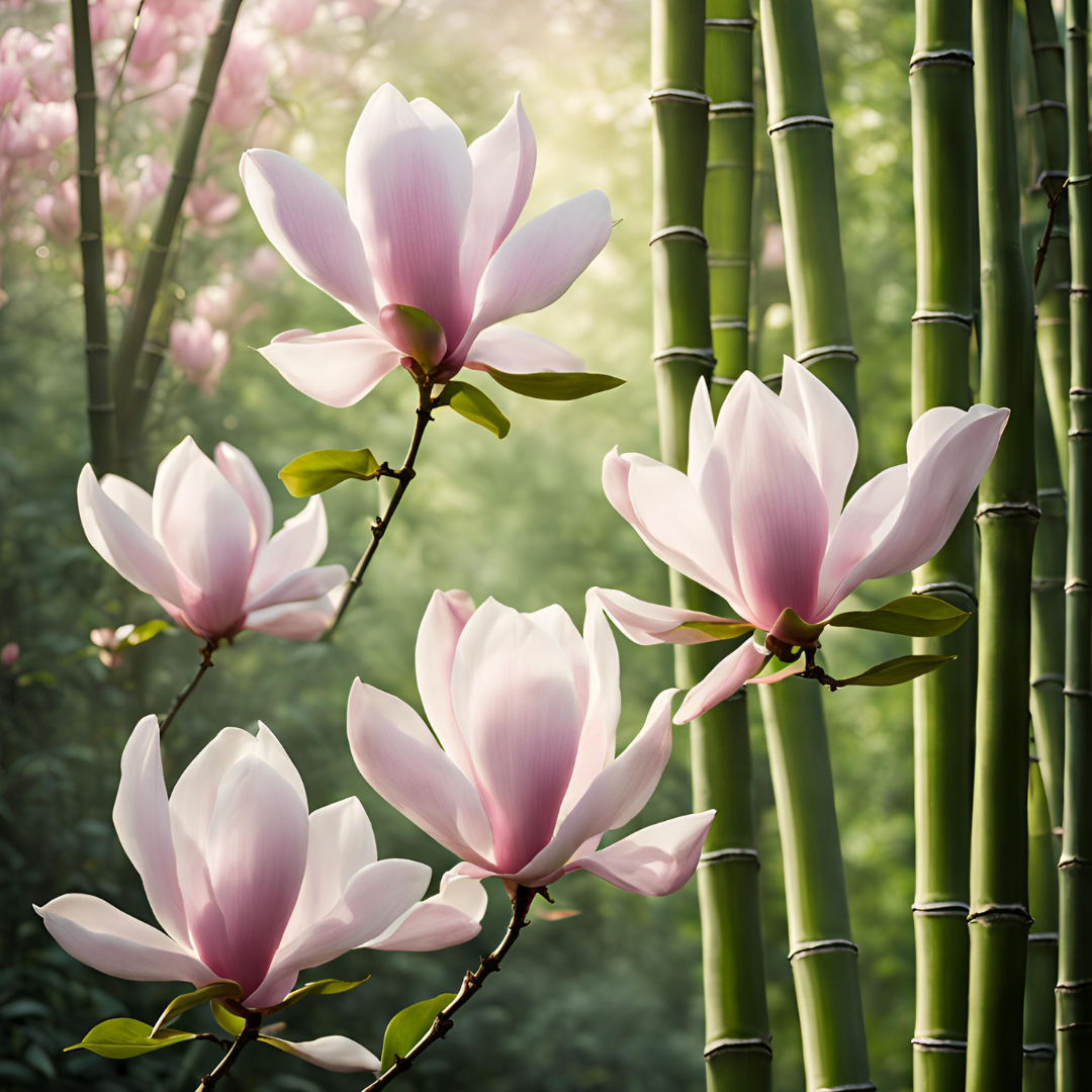 PINK MAGNOLIA & BAMBOO