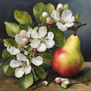 APPLE BLOSSOMS & PEAR