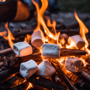 MARSHMALLOWS ON A FIRE