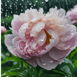 PEONY PETALS & SPRING RAIN