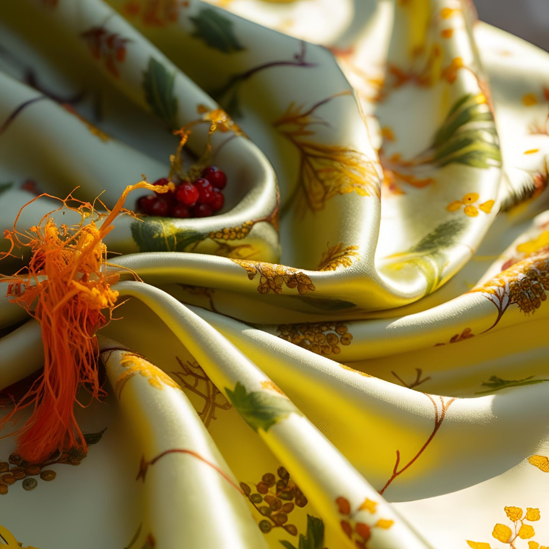 SAFFRON & WILDBERRY SILK